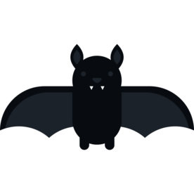 蝙蝠动物标志图形图标装饰素材