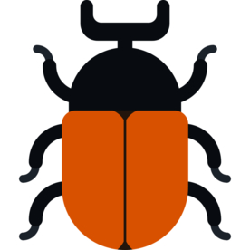 甲虫动物标志图形图标装饰素材