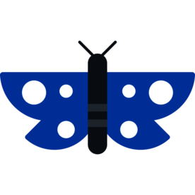 蝴蝶动物标志图形图标装饰素材