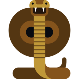 毒蛇动物标志图形图标装饰素材