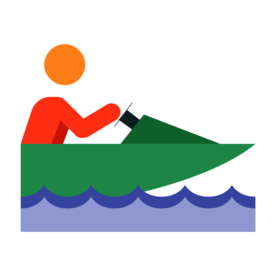 游艇运动标志图形图标装饰素材