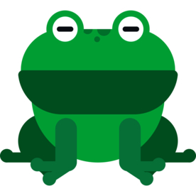 青蛙动物标志图形图标装饰素材