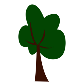 树木植物标志图形图标装饰素材