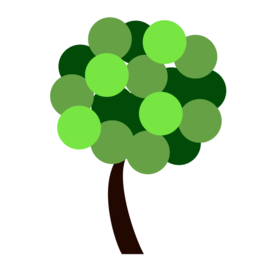 树木植物标志图形图标装饰素材