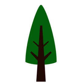树木植物标志图形图标装饰素材