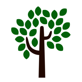 树木植物标志图形图标装饰素材