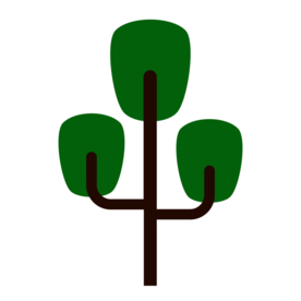 树木植物标志图形图标装饰素材