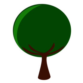 树木植物标志图形图标装饰素材