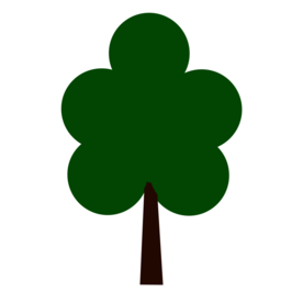 树木植物标志图形图标装饰素材