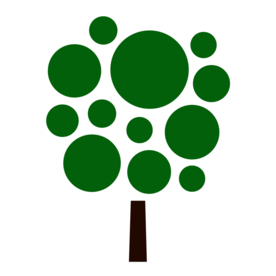 树木植物标志图形图标装饰素材