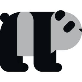 熊猫动物标志图形图标装饰素材