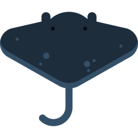 海鳗动物标志图形图标装饰素材