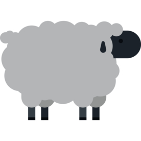羊动物标志图形图标装饰素材