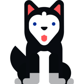 狗动物标志图形图标装饰素材