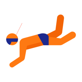 跳水运动标志图形图标装饰素材