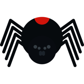 蜘蛛动物标志图形图标装饰素材