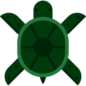 乌龟动物标志图形图标装饰素材