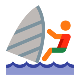 帆船运动标志图形图标装饰素材