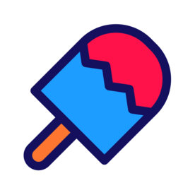 冰棍餐饮标志图形图标装饰素材