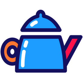 茶壶餐饮标志图形图标装饰素材