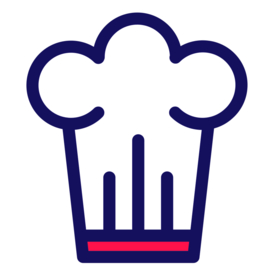 厨师餐饮标志图形图标装饰素材