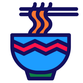 面条餐饮标志图形图标装饰素材