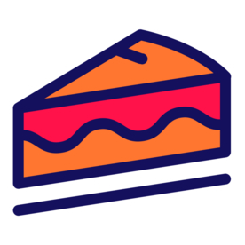 蛋糕餐饮标志图形图标装饰素材