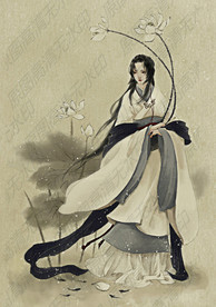 古风书香美女