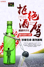 禁止酒驾公益海报