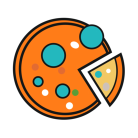 披萨工具图标图形标志素材