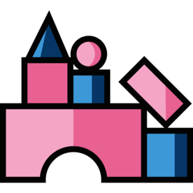 积木工具图标图形标志素材