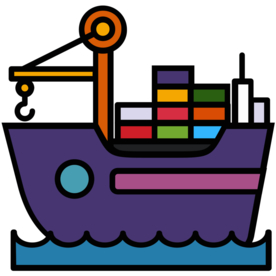 货轮工具图标图形标志素材