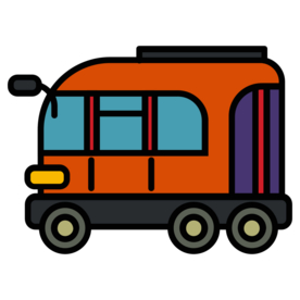 客车工具图标图形标志素材