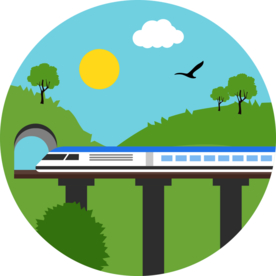 交通工具标志图形图标装饰素材