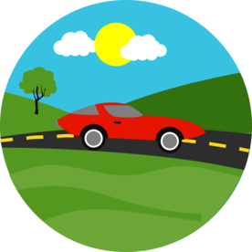 交通工具标志图形图标装饰素材