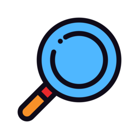 放大镜图形标志图标装饰素材