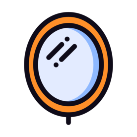 镜子图形标志图标装饰素材