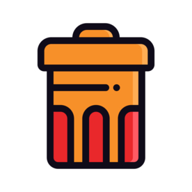 垃圾桶图形标志图标装饰素材