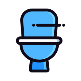 马桶图形标志图标装饰素材