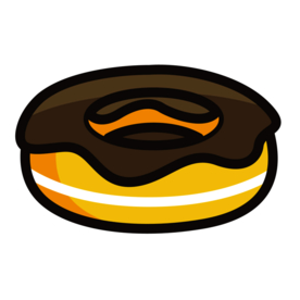 甜甜圈图形标志图标装饰素材