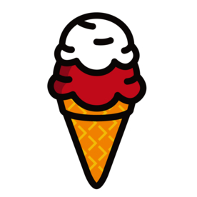 甜筒图形标志图标装饰素材