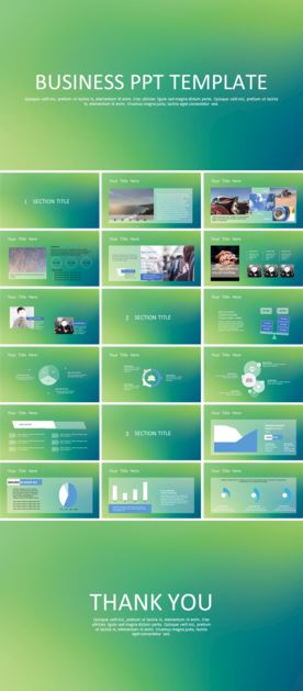 文艺高逼格PPT模板