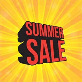 夏季促销立体字