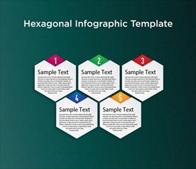 六边形信息图表