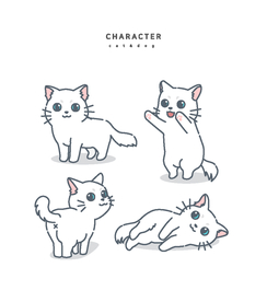 卡通猫咪