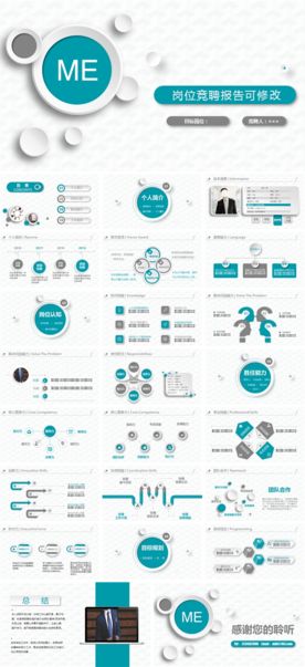 岗位竞聘报告可修改模板