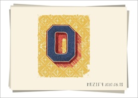 O 复古字母设计