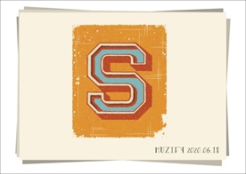 S 复古字母设计