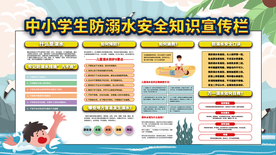 防溺水展板