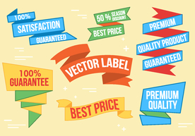 矢量标签素材